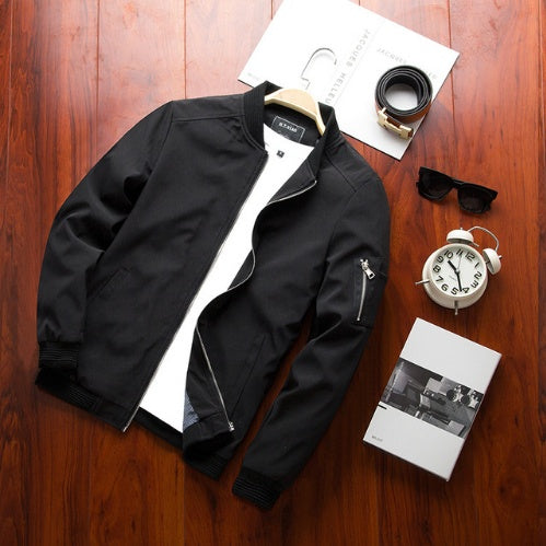 Chaqueta Casual Chaqueta Uniforme de Béisbol para Hombre Tendencia Juvenil 