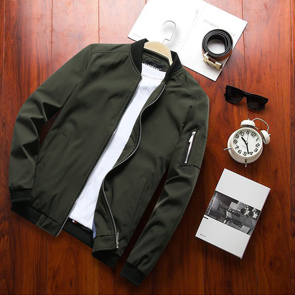 Chaqueta Casual Chaqueta Uniforme de Béisbol para Hombre Tendencia Juvenil 