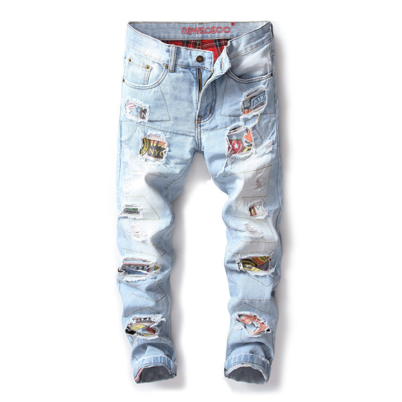 Vaqueros rectos vintage para hombre