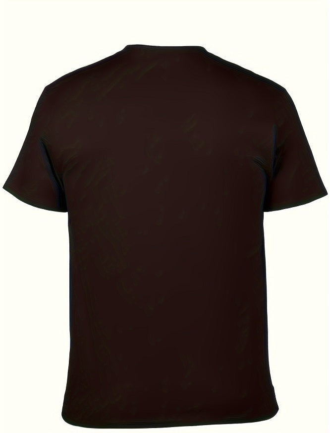 Casual T-Shirt For Men Featuring The USA Flag