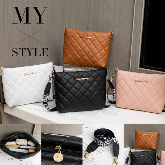 Petit sac messager tendance pour femmes, sac à bandoulière brodé Lingge, sac à main à chaîne tendance pour dames