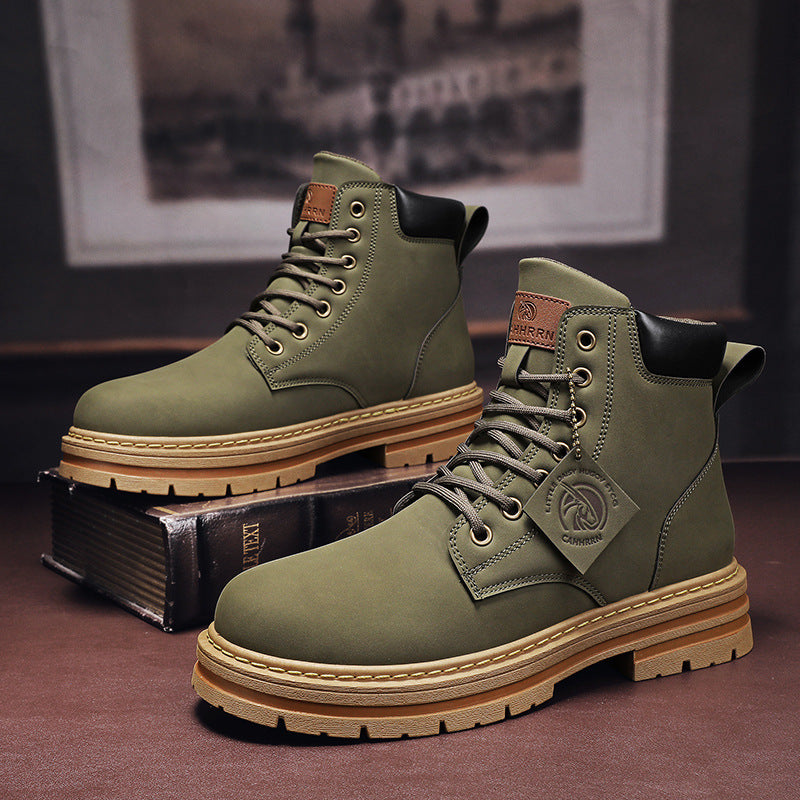 Botas Martin para hombre estilo británico retro